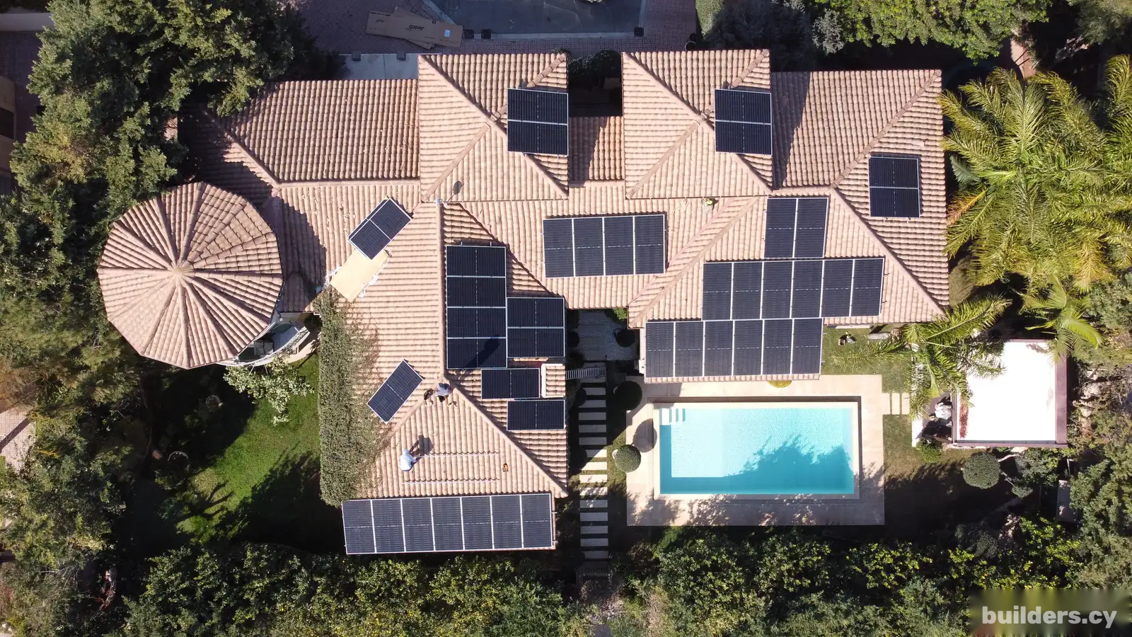 Professional solar panel installation — Work portfolio 5