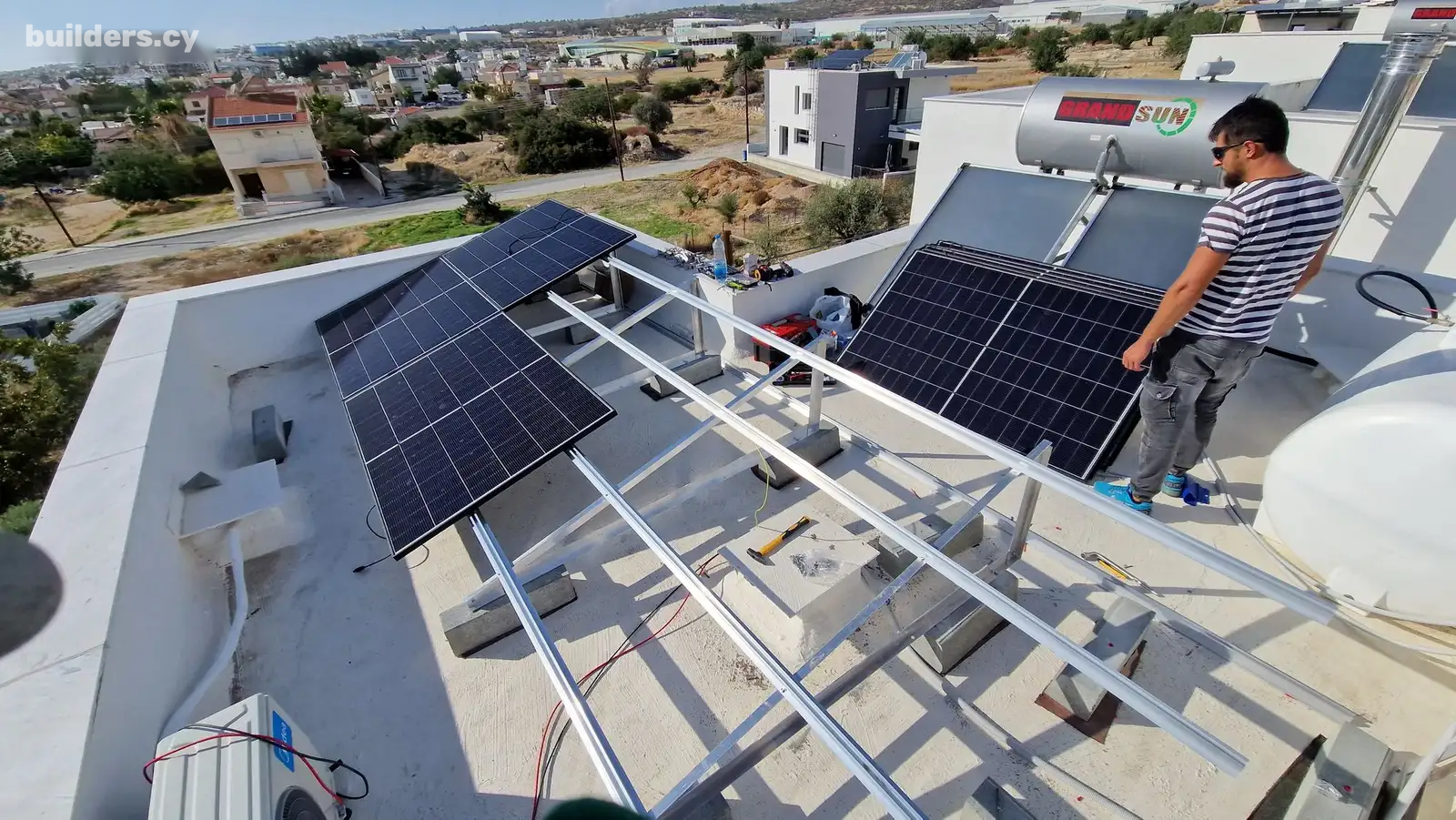Professional solar panel installation — Work portfolio 8