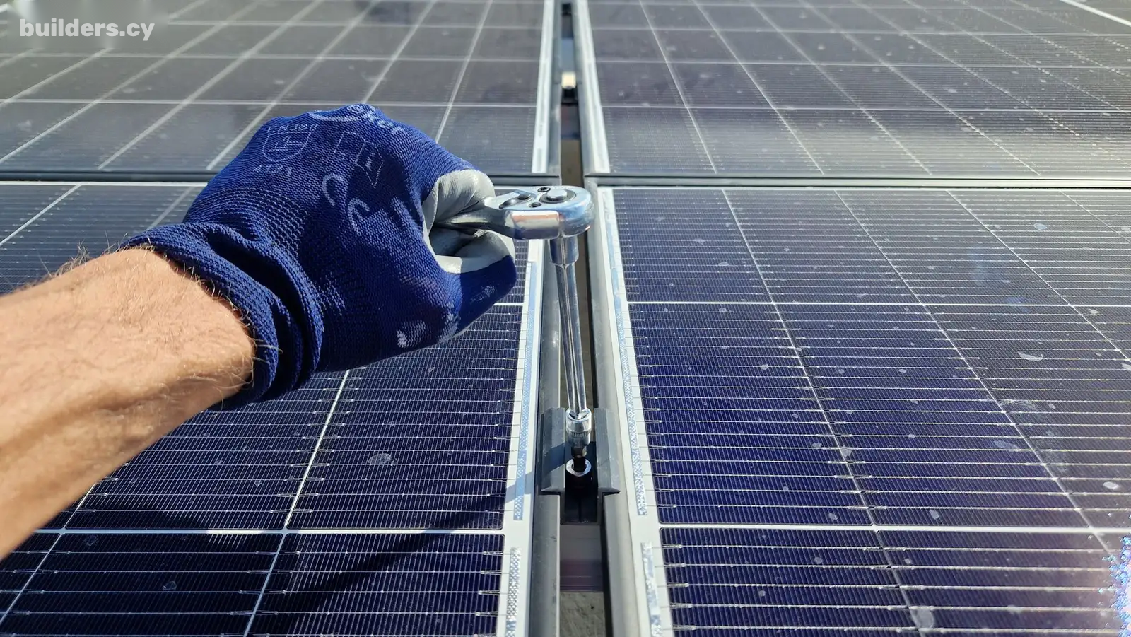 Professional solar panel installation — Work portfolio 9