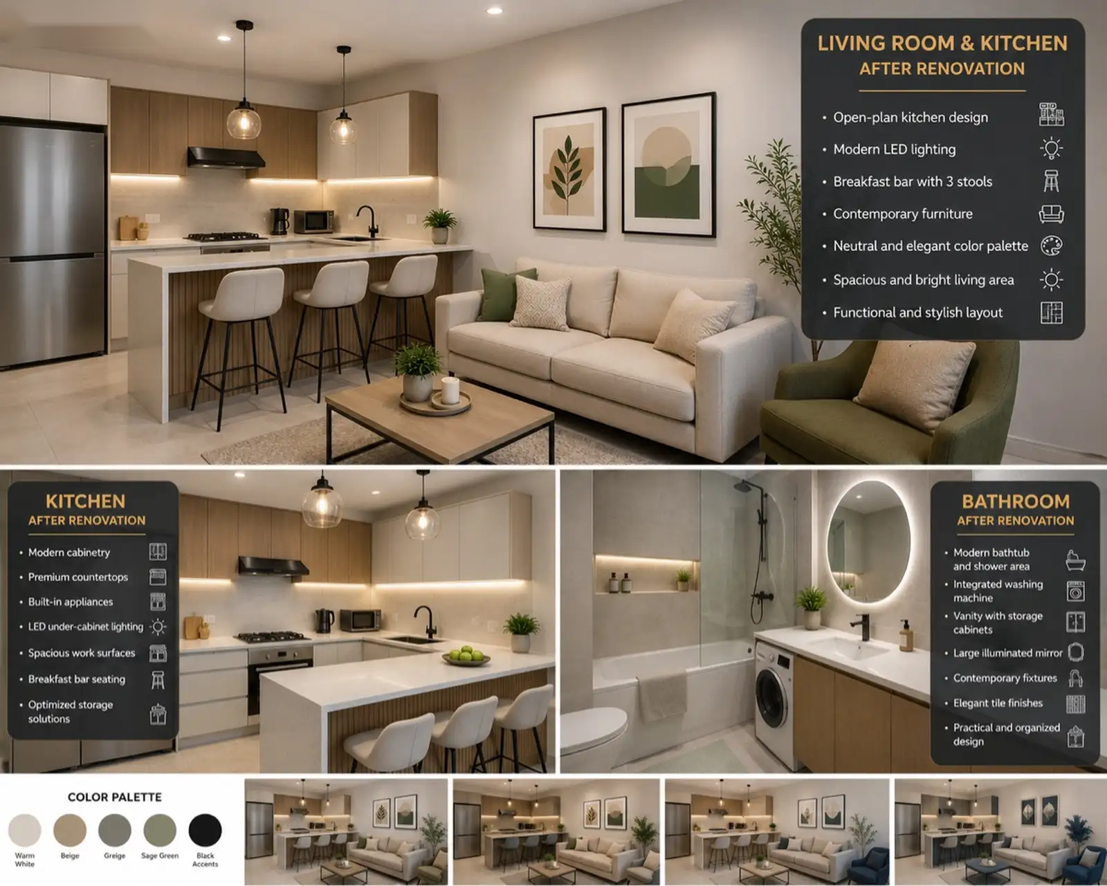 Renovation - pinter - handymen - al-hamoudi construction - subcontractor — Work portfolio 11