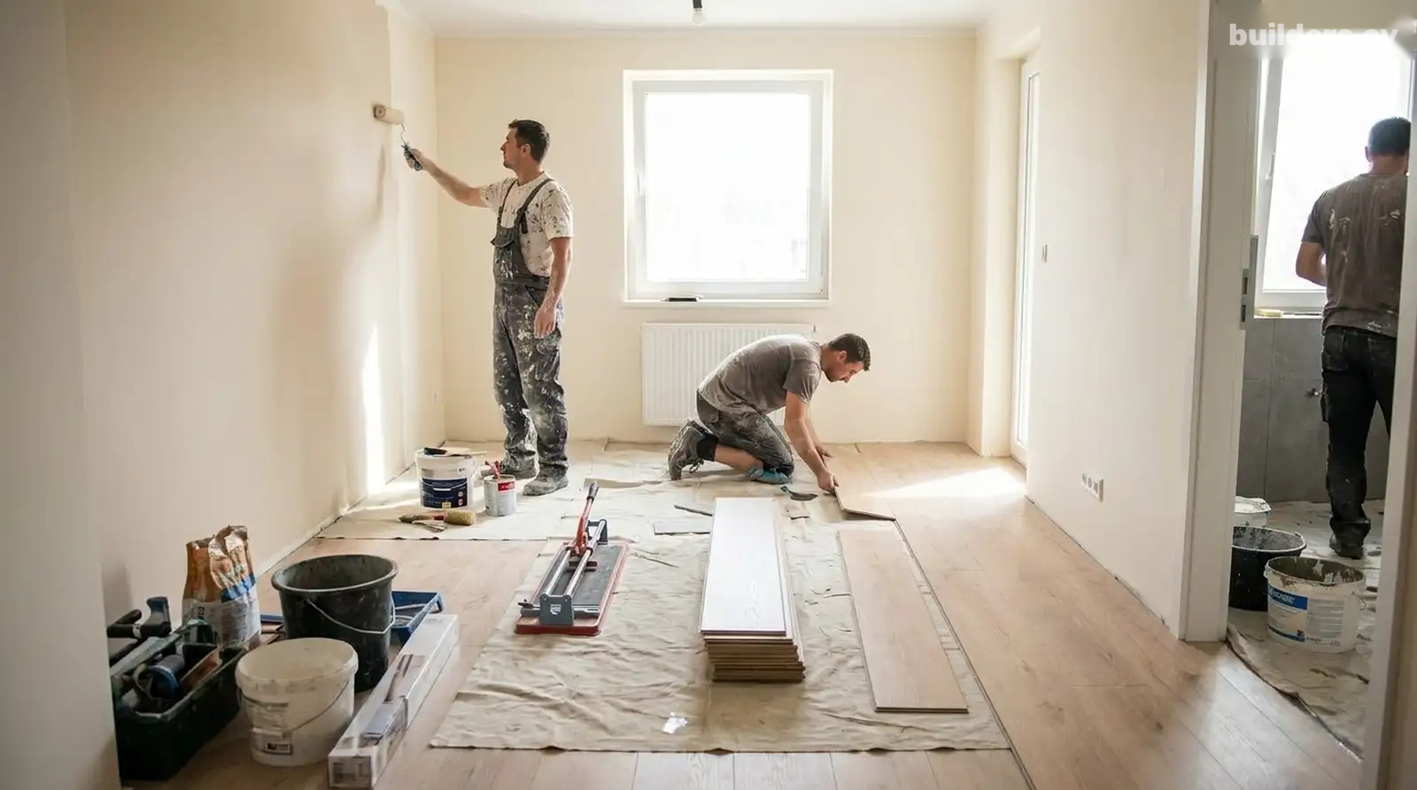 Renovation team in cyprus | bathrooms, tiles, painting, kitchens — Work portfolio 1