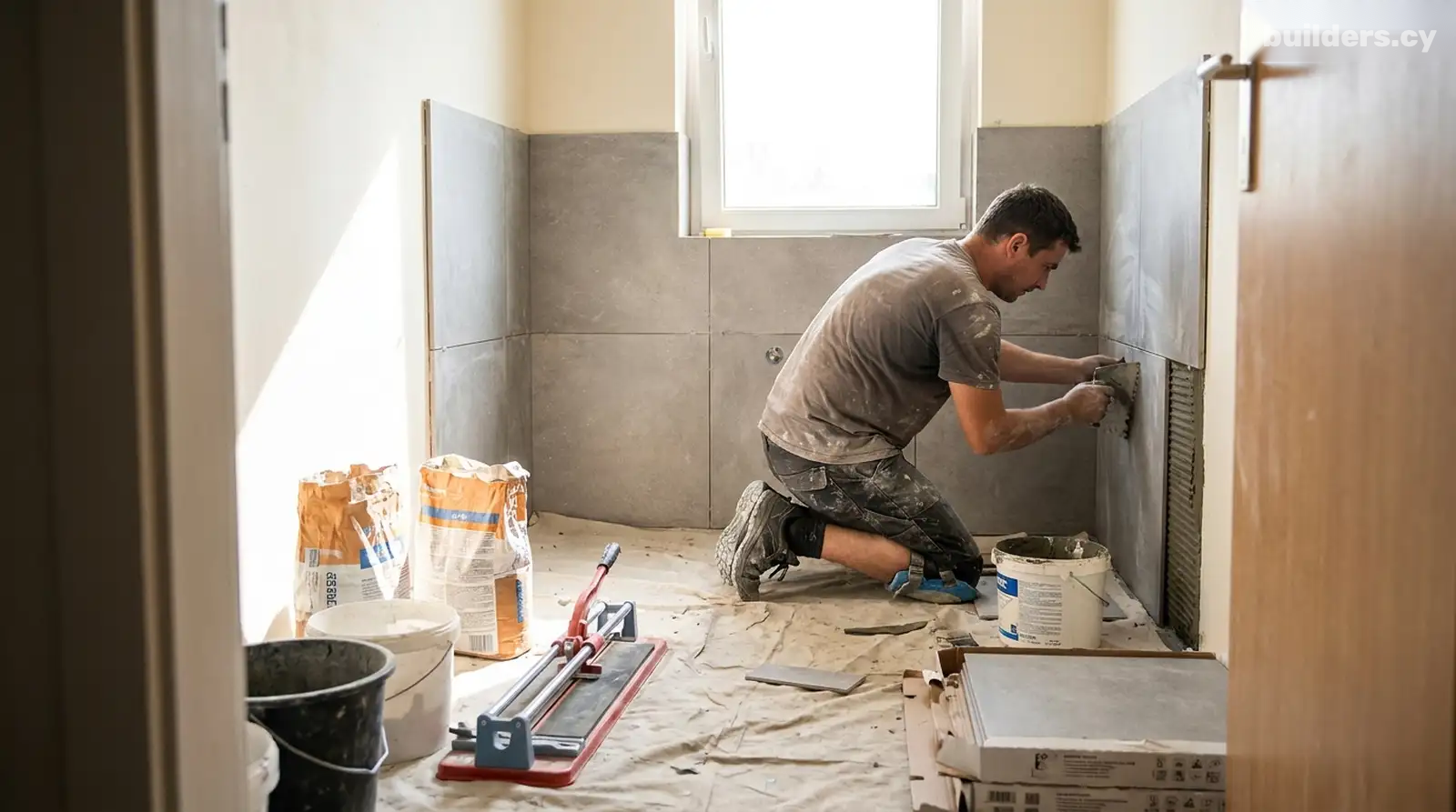 Renovation team in cyprus | bathrooms, tiles, painting, kitchens — Work portfolio 2