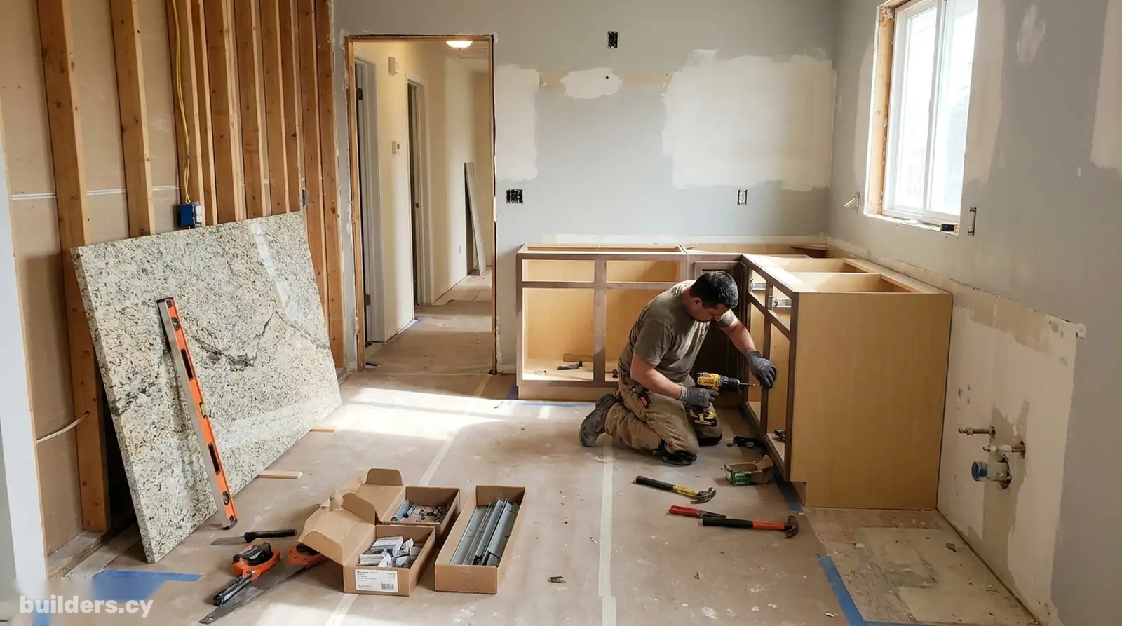 Renovation team in cyprus | bathrooms, tiles, painting, kitchens — Work portfolio 3