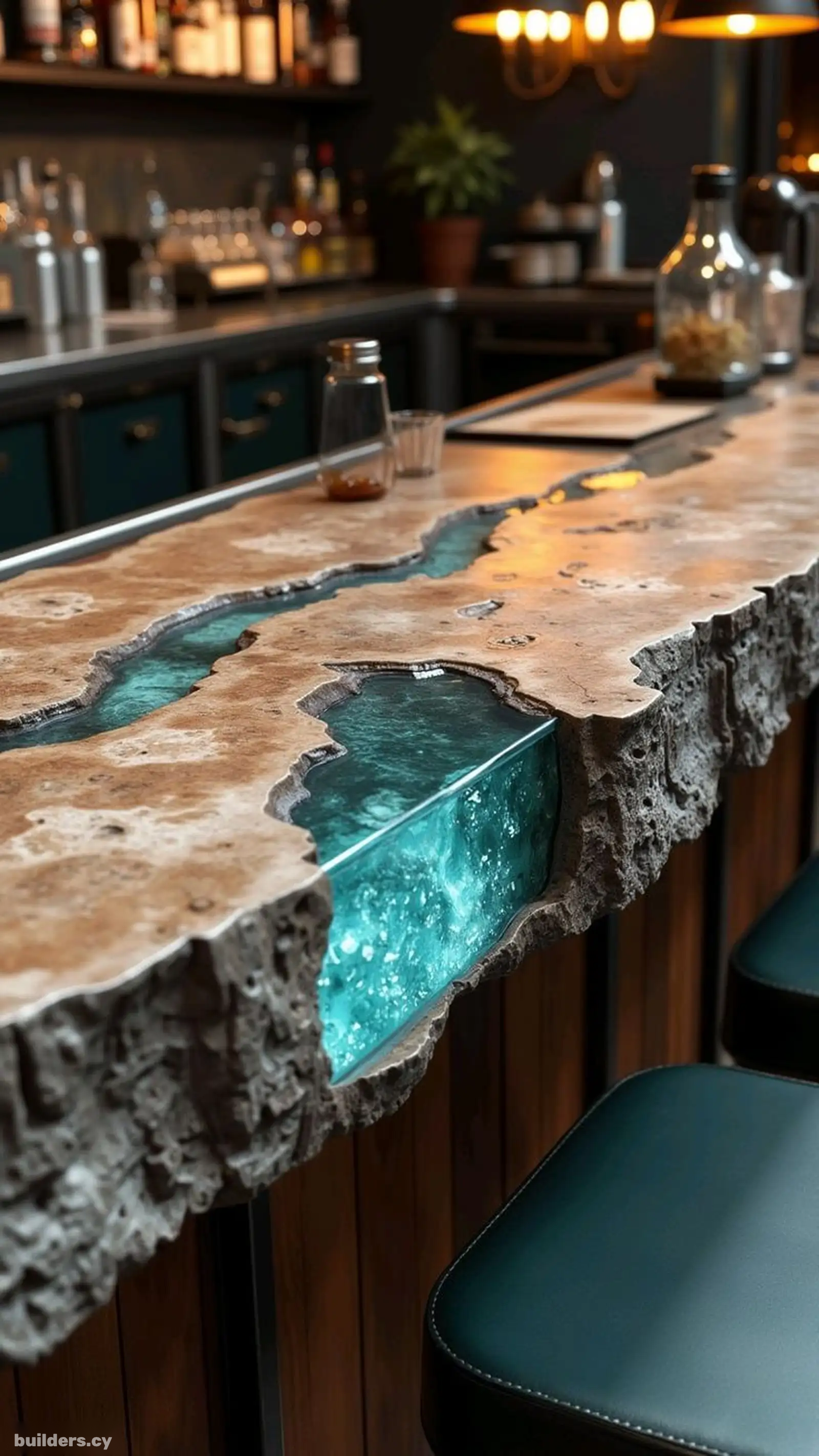 Custom restaurant woodwork & bar counters in paphos — Work portfolio 3